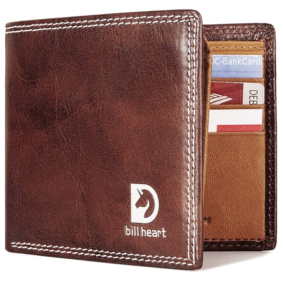 Slim RFID Bifold – Kodiak Leather 3991 Wallet Leather RFID Bifold Wallet